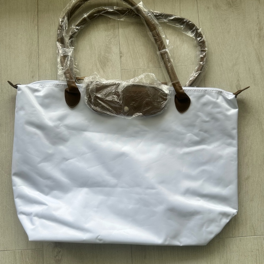 Elegant White Tote Bag